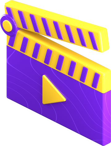 3d movie clip icon
