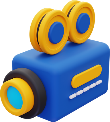 3d camera recorder icon