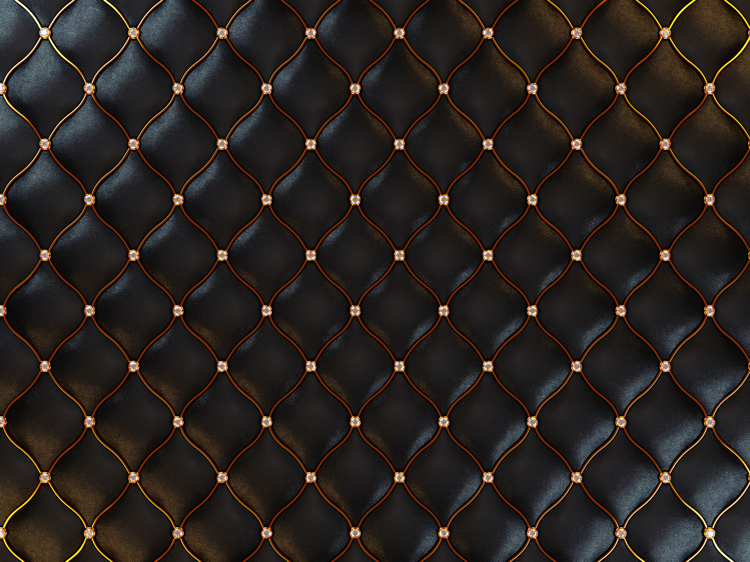 Luxury Black Leather Pattern 
